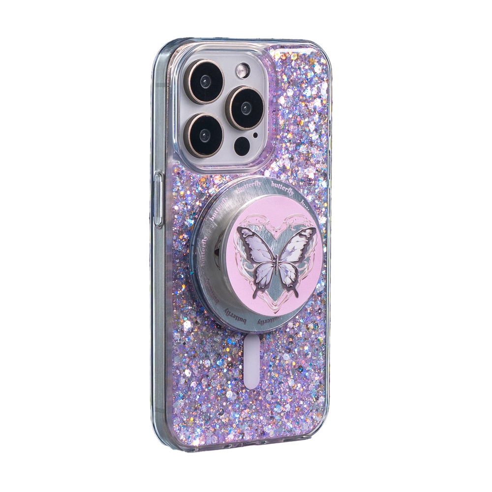 Dragon Butterfly MagSafe Grip With Mirror