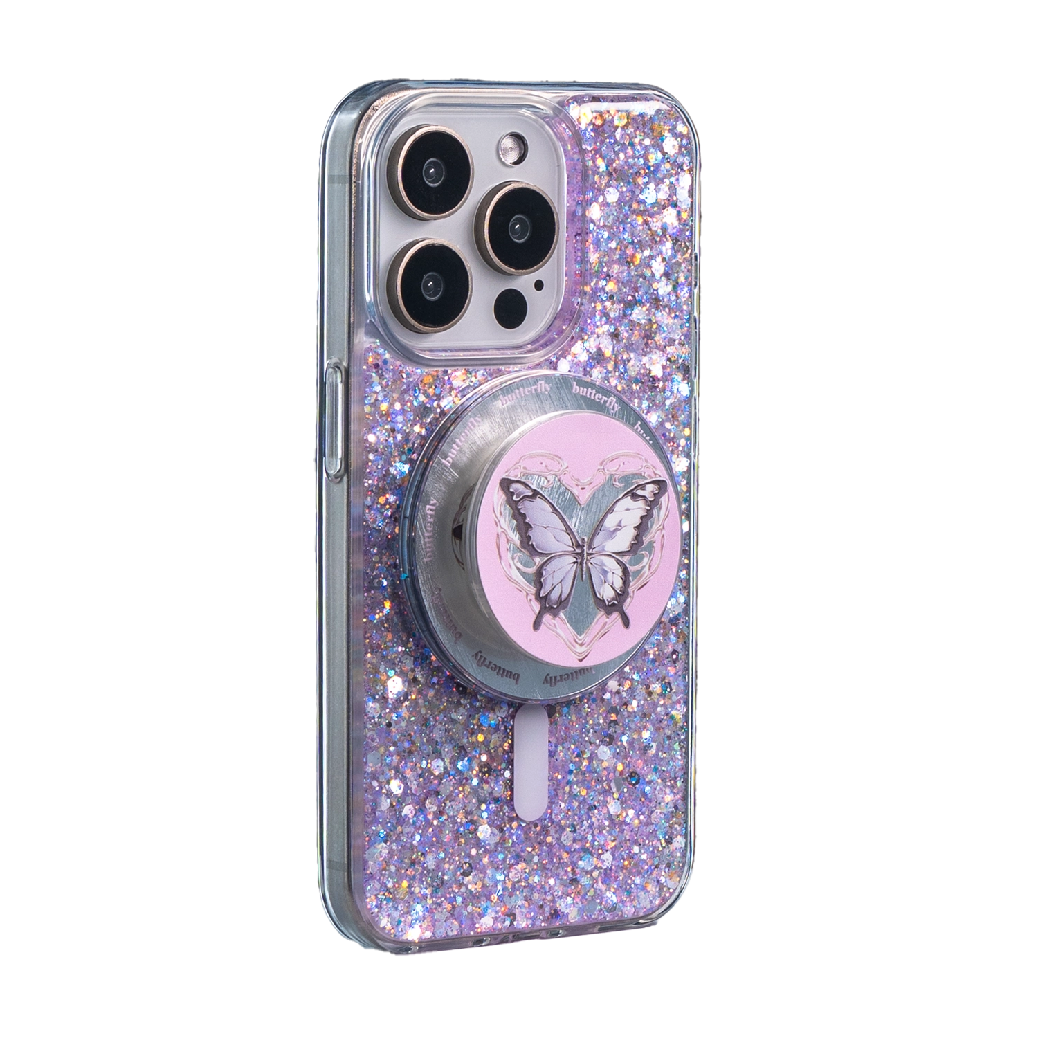 Dragon Butterfly MagSafe Grip With Mirror