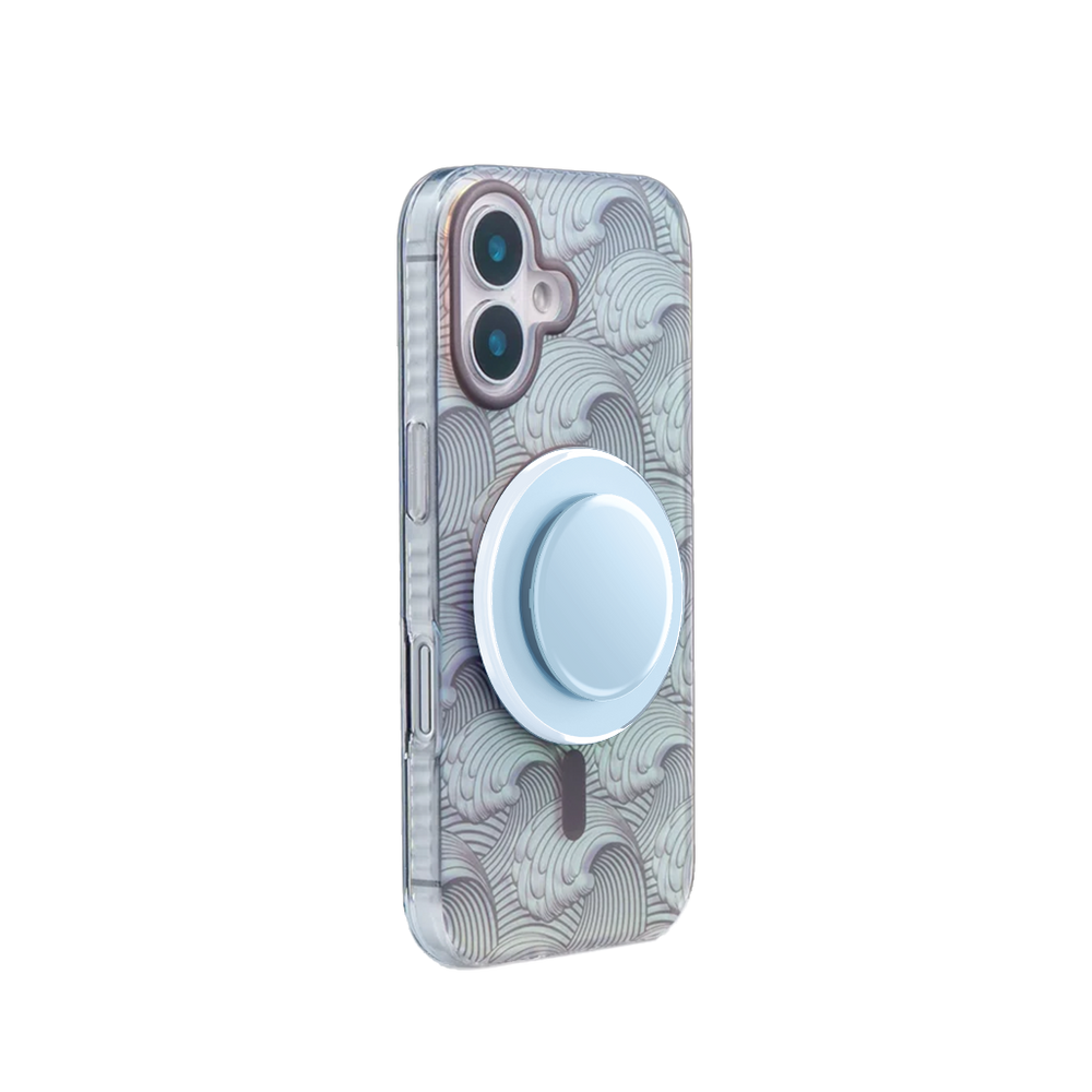 Sea Vibe | White MagSafe Phone Case Grip Set