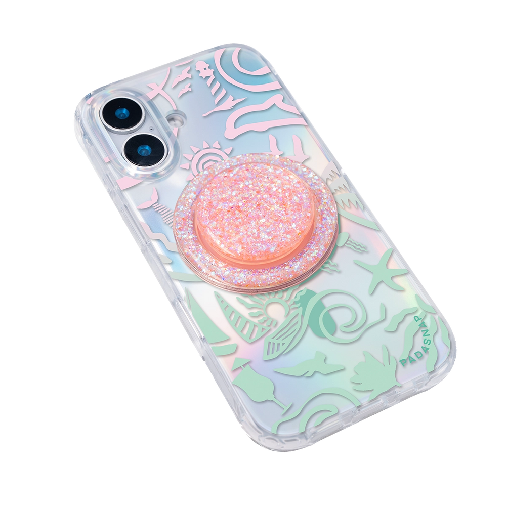 Tropic Holiday | Blue MagSafe Phone Case Grip Set