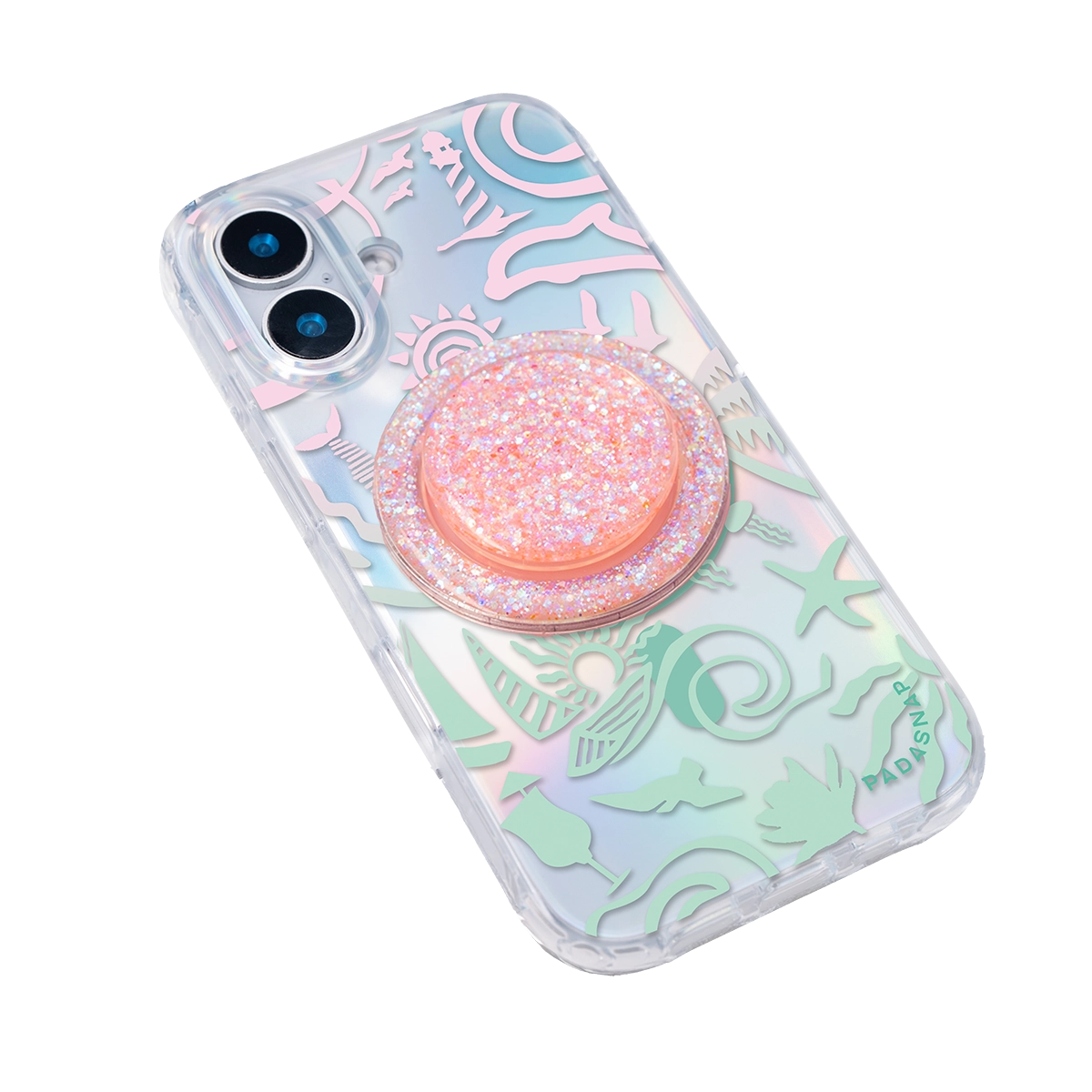 Tropic Holiday | Pink MagSafe Phone Case Grip Set