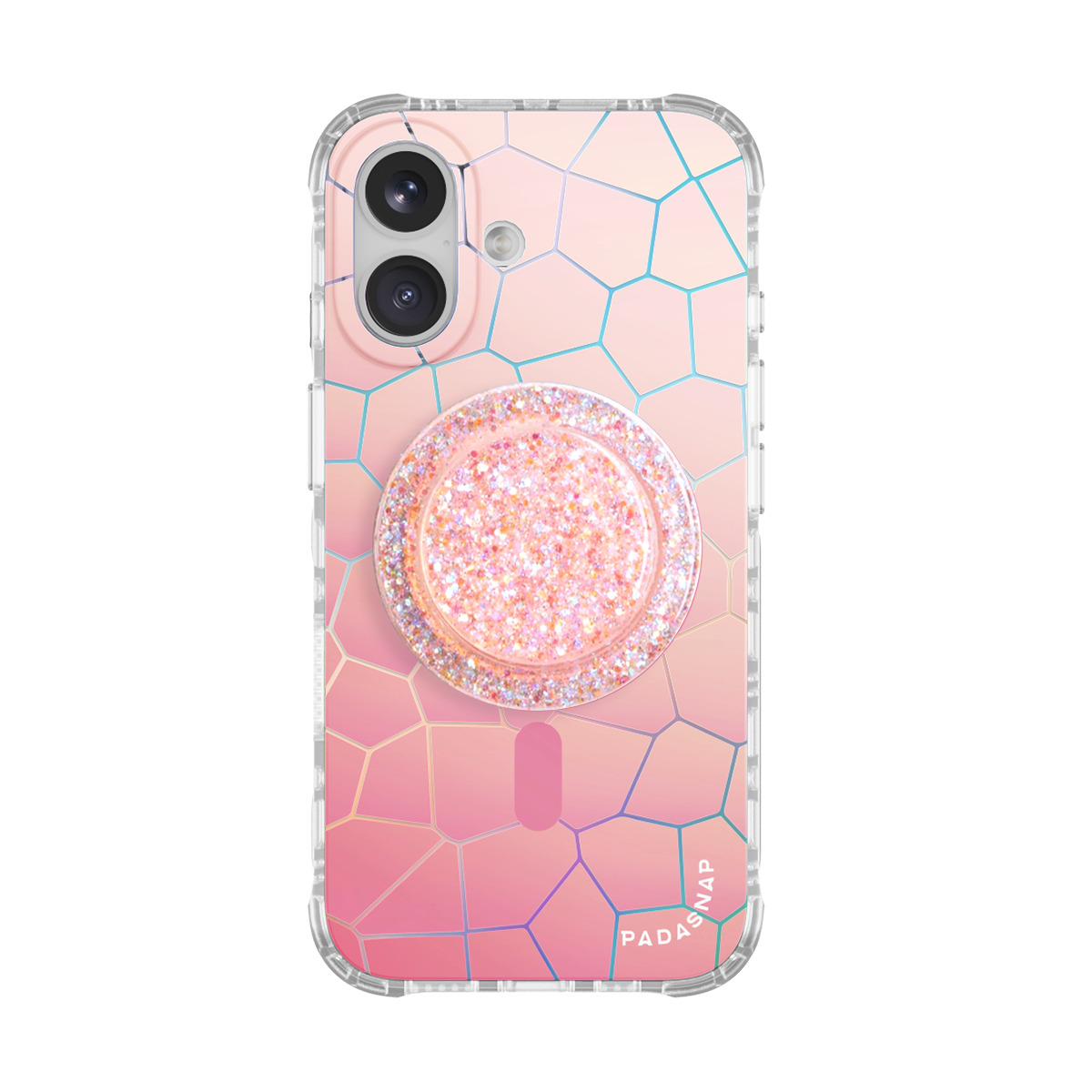 Vacay Glow Purple MagSafe Phone Case Grip Set