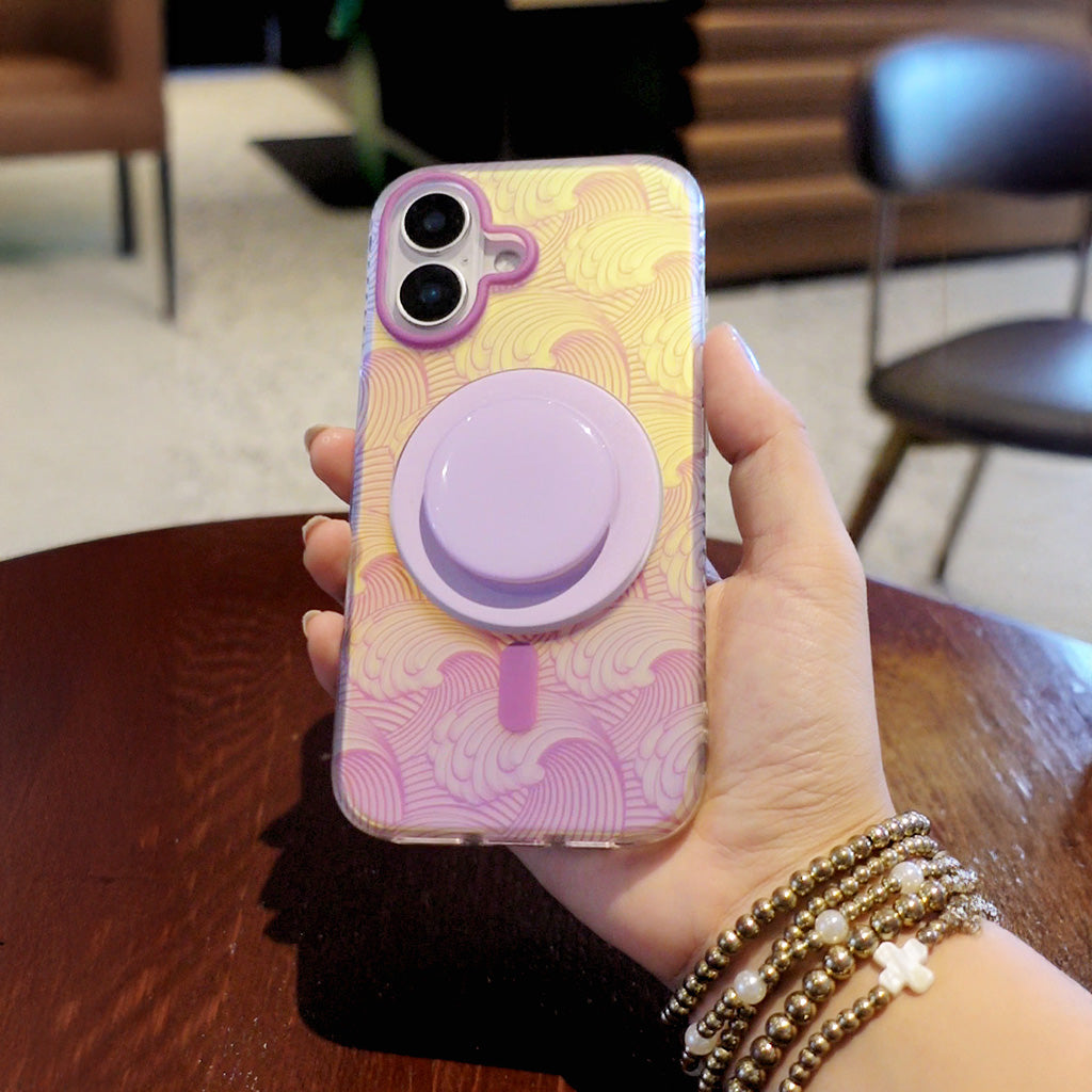 Sea Vibe | Pink MagSafe Phone Case Grip Set