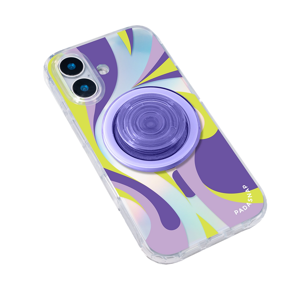 Luminous Strokes | Pueple MagSafe Phone Case Grip Set