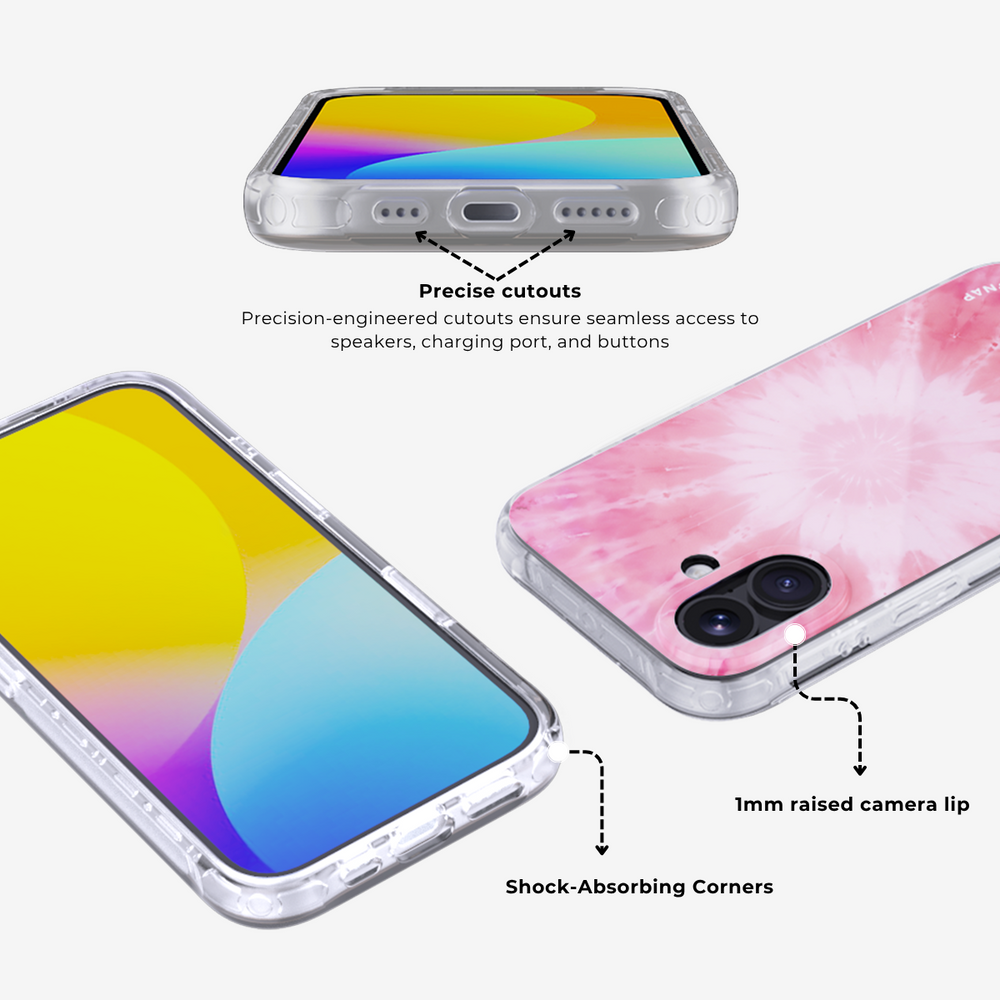 Tie-Dye Spark | Pink MagSafe Phone Case