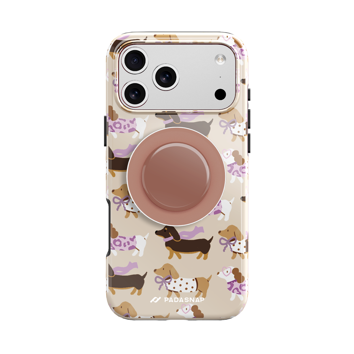 EverTail Love Dachshund MagSafe Phone Case Grip Set