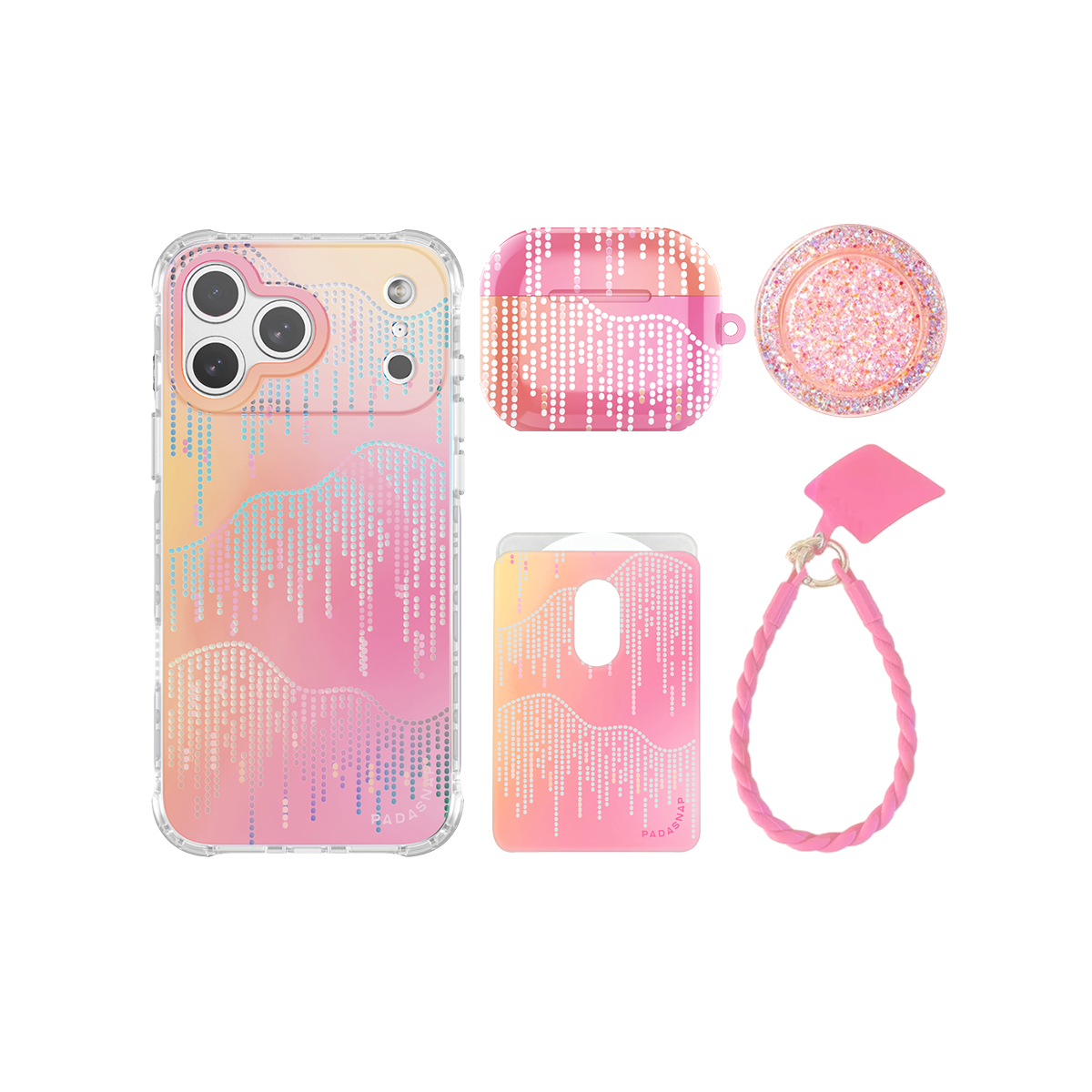 Stardust Cascade MagSafe Phone Case Bundle Set
