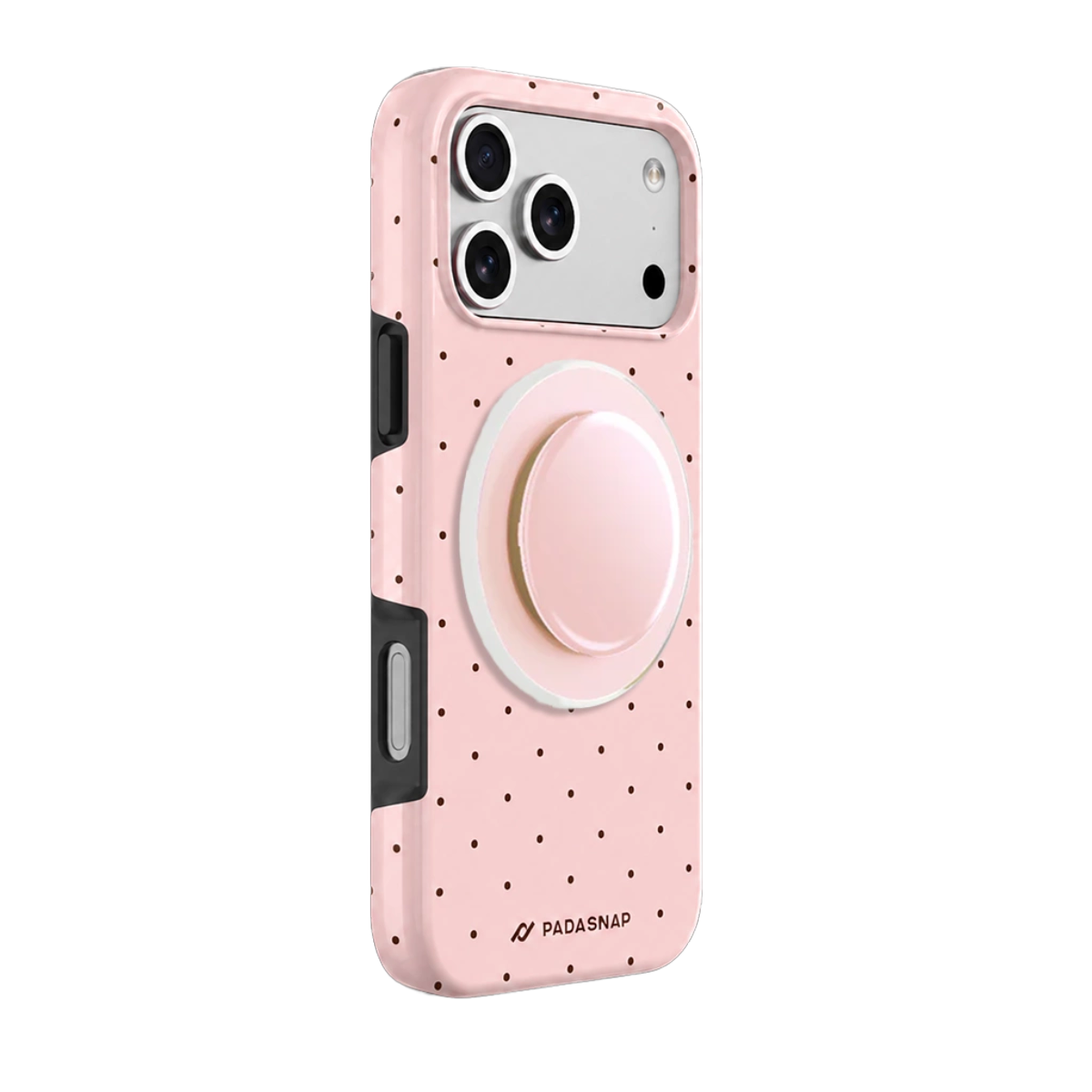 Blush Polka MagSafe Phone Case Grip Set