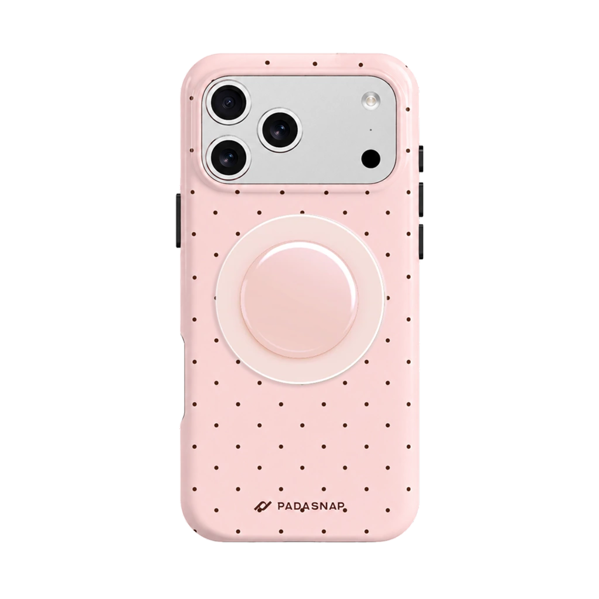 Blush Polka MagSafe Phone Case Grip Set