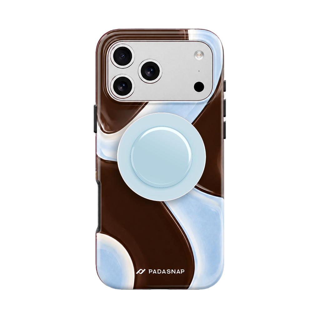 Iced Mocha MagSafe Phone Case Grip Set