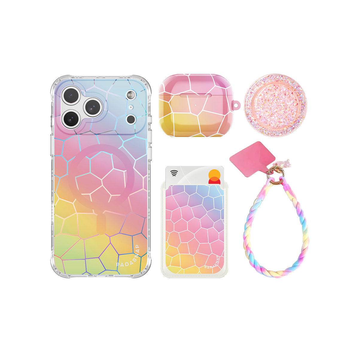 Vacay Glow Coloful iPhone Bundle Set