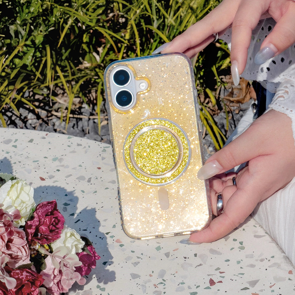 Gradient Glitter | Translucent MagSafe Phone Case Grip Set
