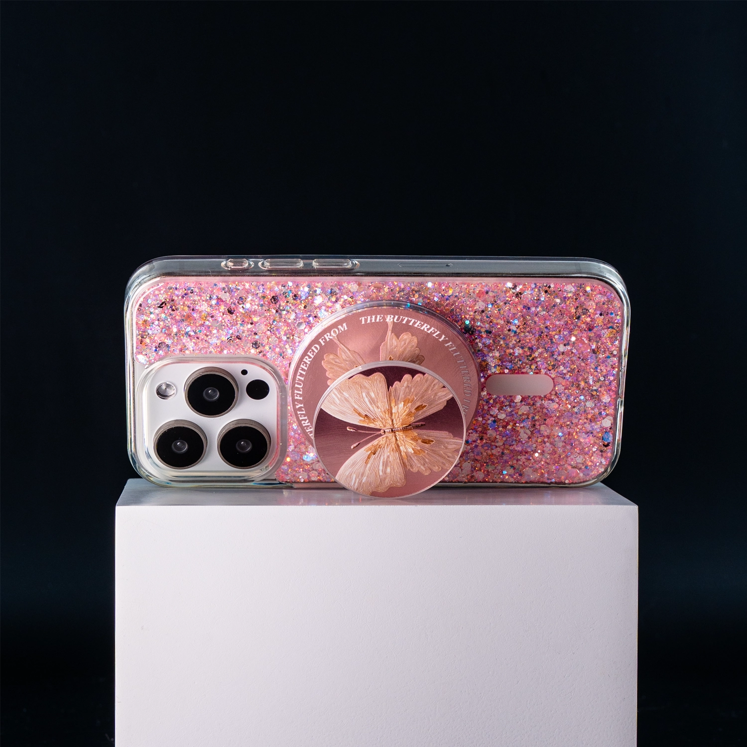 Dragon Butterfly MagSafe Grip With Mirror