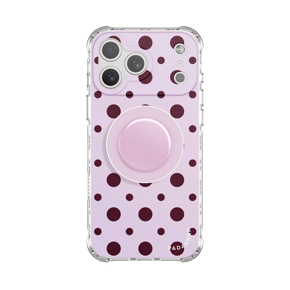 Cider Polka|Purple MagSafe Phone Case Grip Set