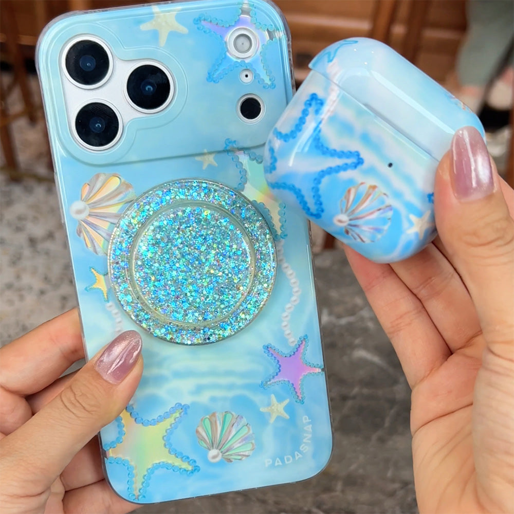 Ocean Glow MagSafe Phone Case Grip Set