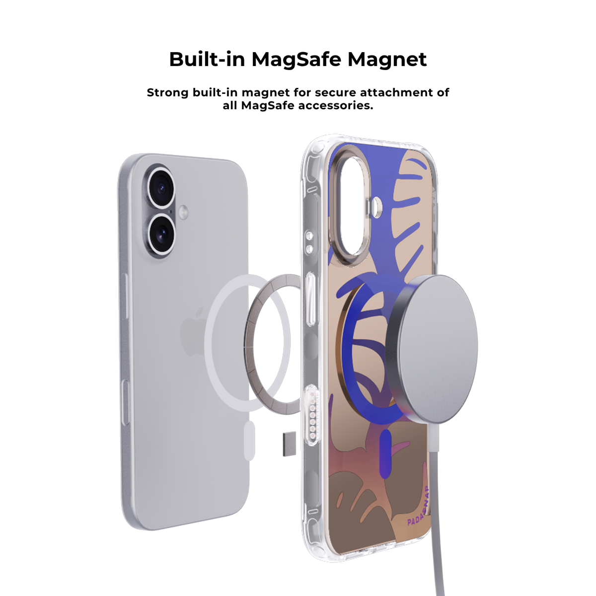 GreenScape | Purple MagSafe Phone Case Grip Set