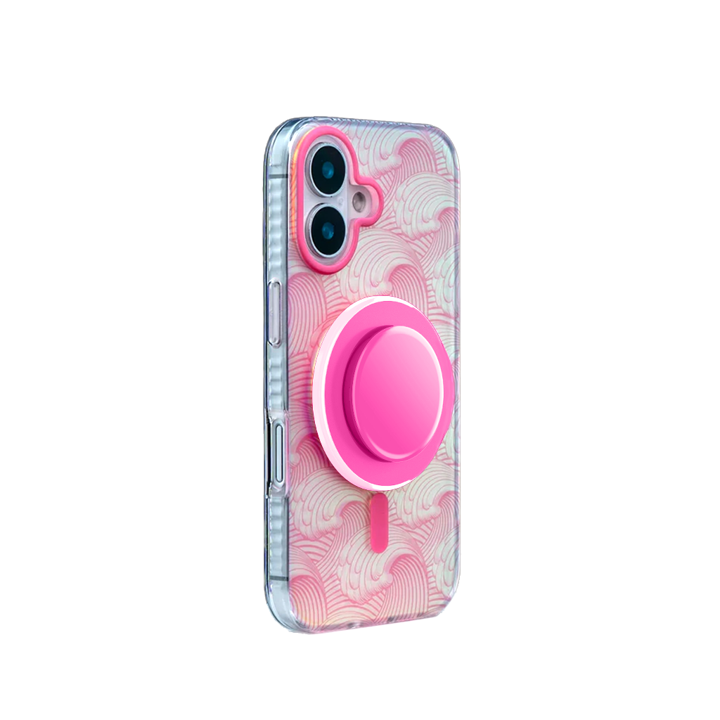 Sea Vibe | Pink MagSafe Phone Case Grip Set