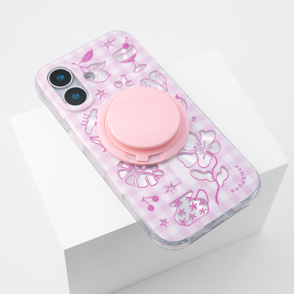 UrbanPicnic | Pink MagSafe Phone Case Grip Set