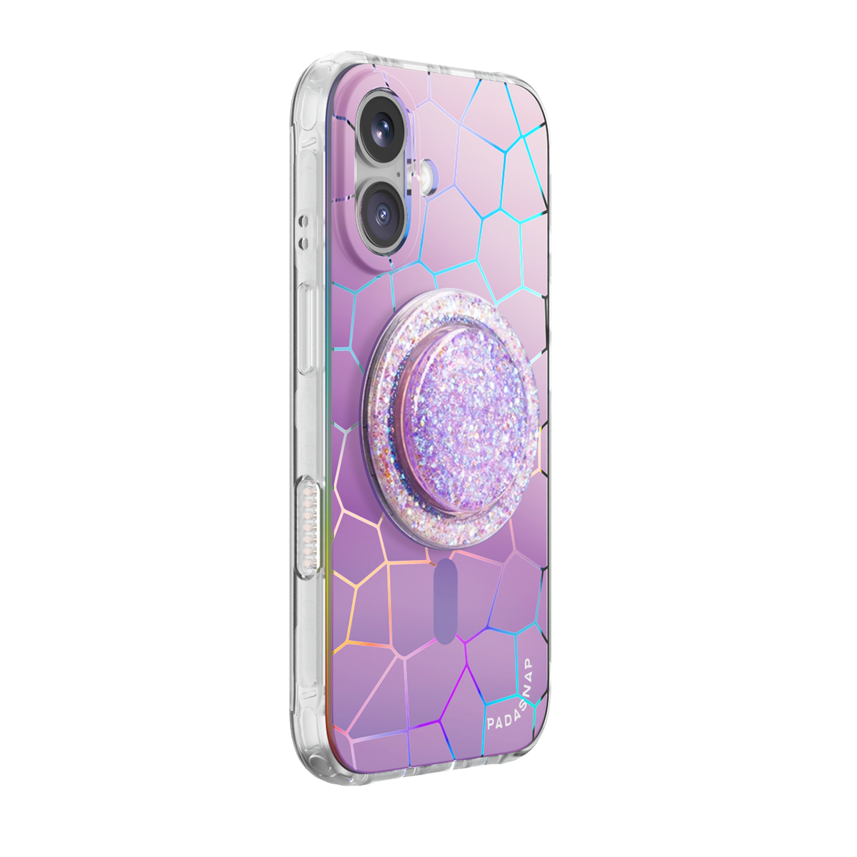 Vacay Glow Purple MagSafe Phone Case Grip Set