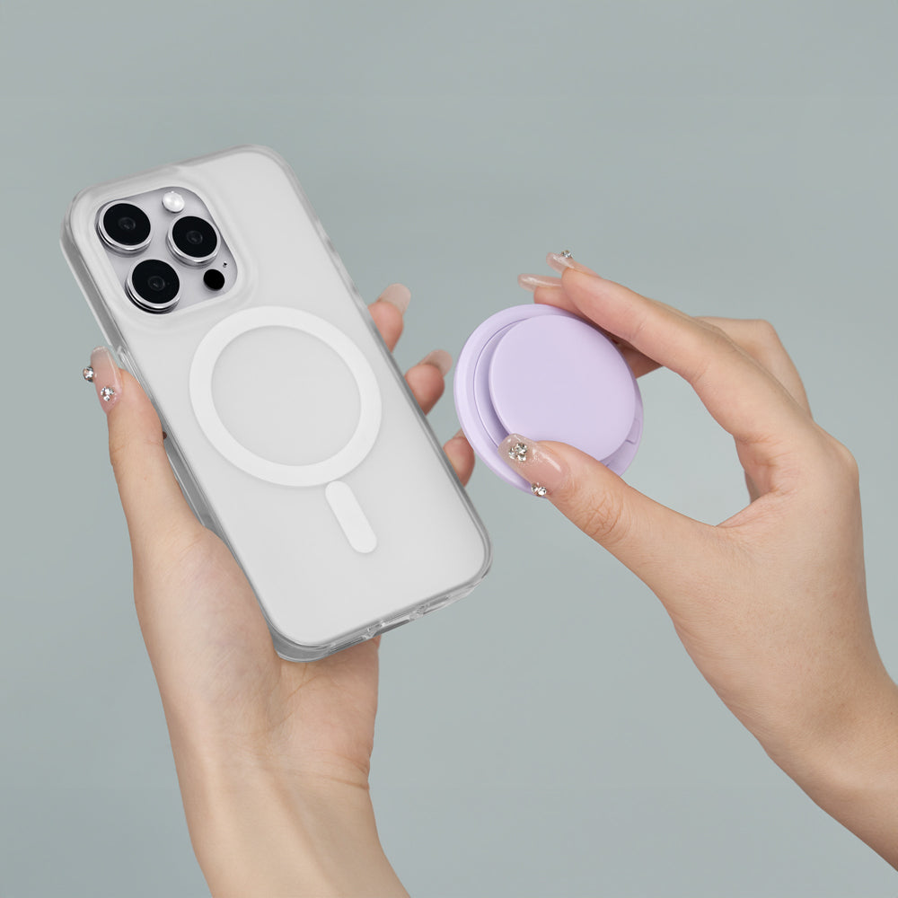 Sunset Glow|Clear MagSafe Phone Case Grip Set