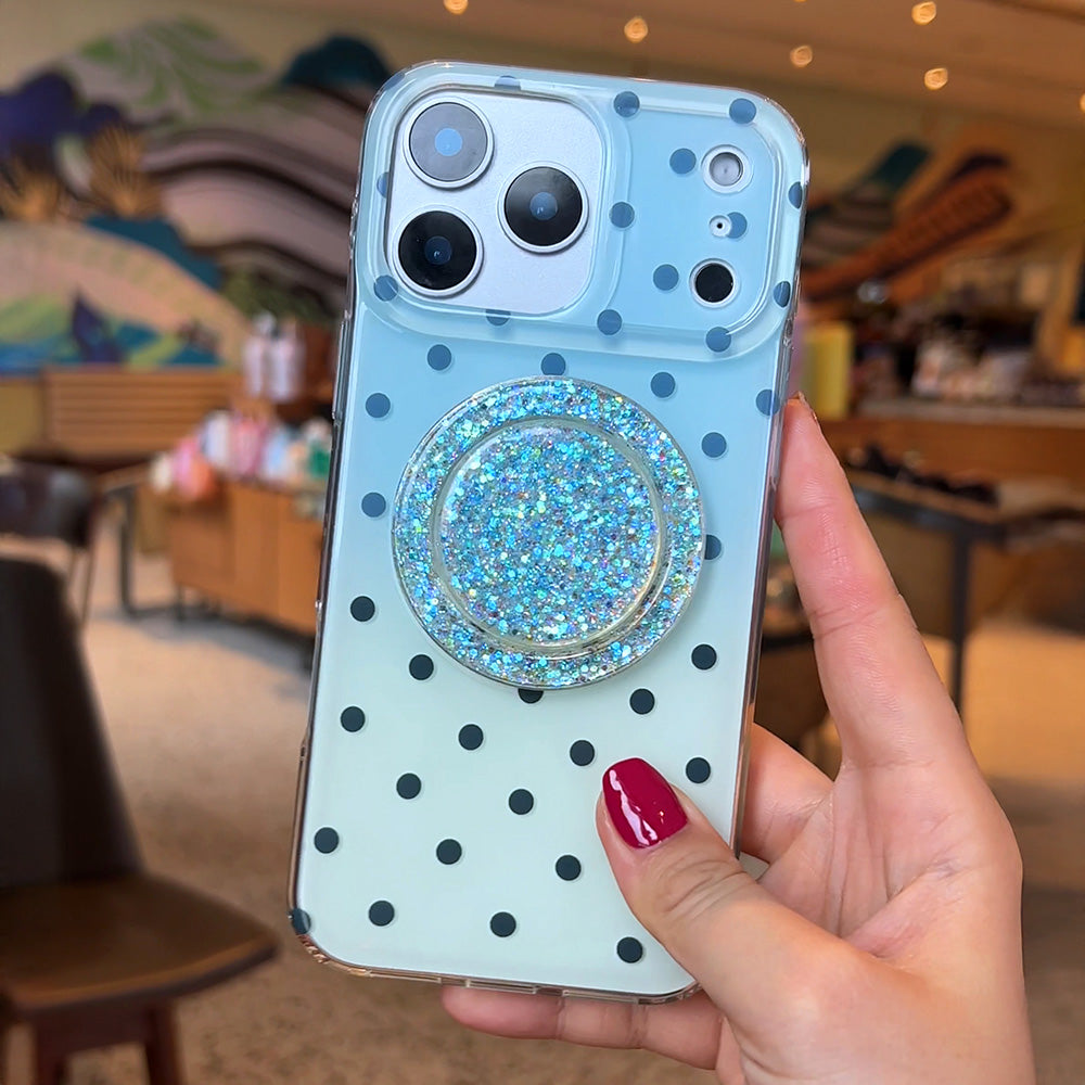 Polka Dot Dress MagSafe Phone Case Grip Set