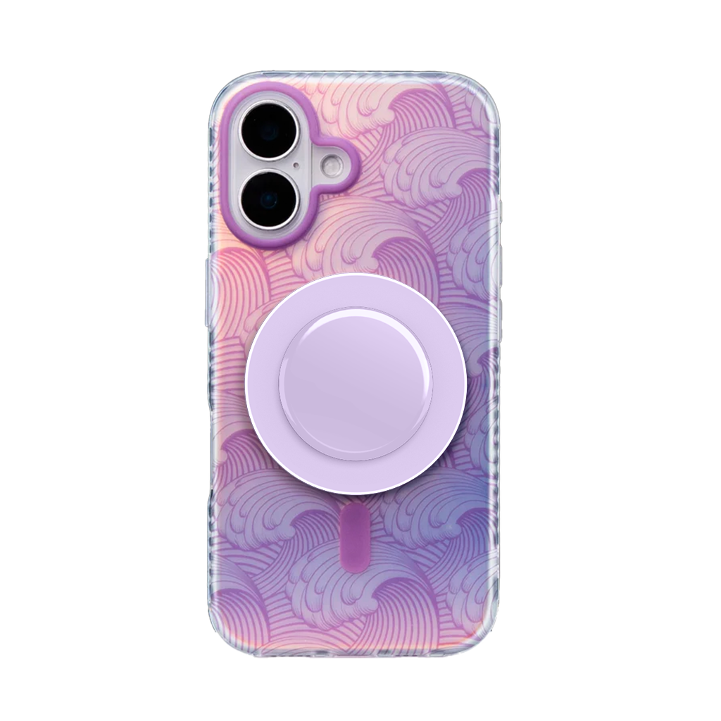 Sea Vibe | Pink MagSafe Phone Case Grip Set