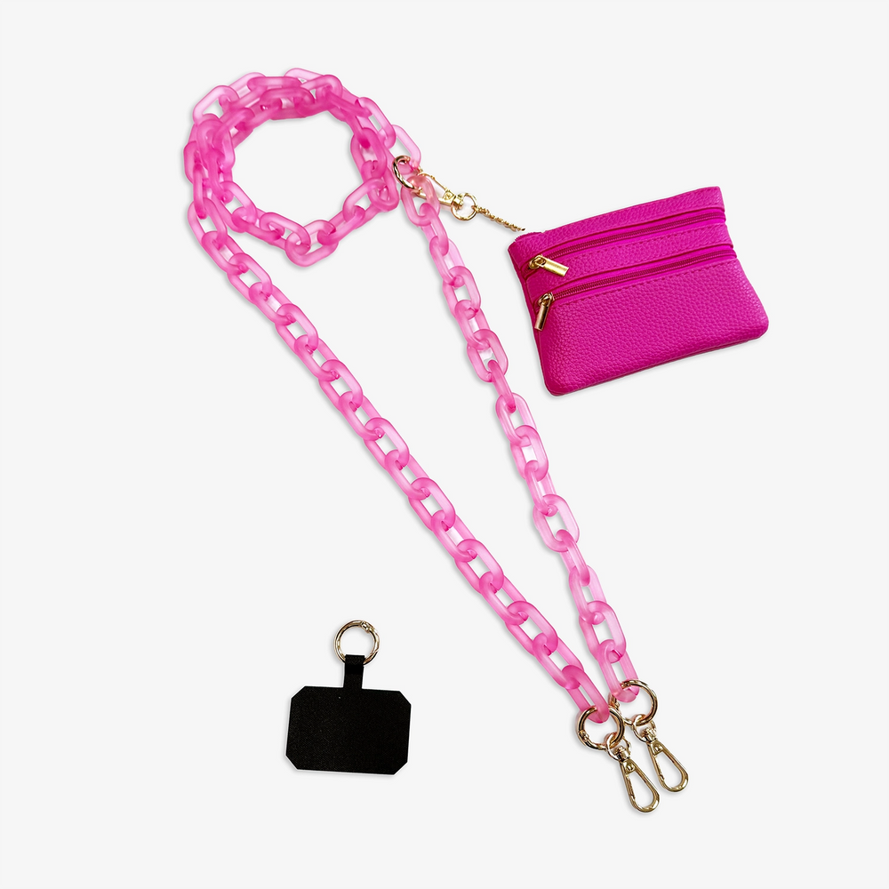 All That Glitter | MagSafe Phone Case Grip Crossbody Chain Set