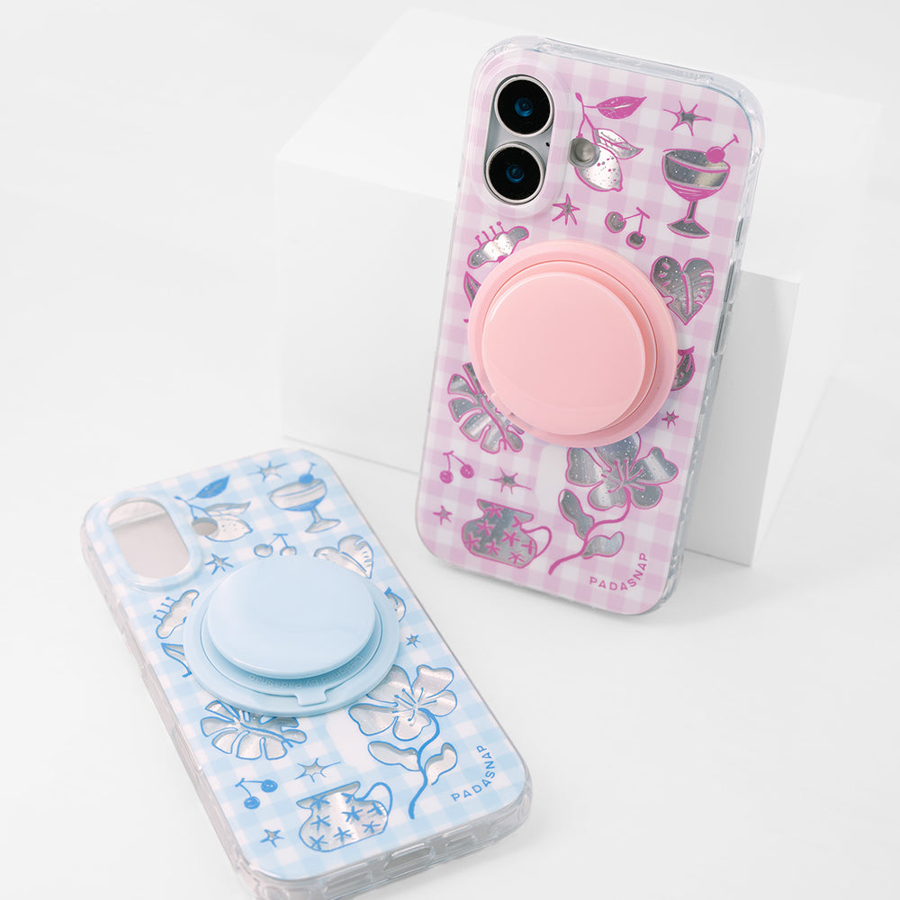 UrbanPicnic | Pink MagSafe Phone Case Grip Set