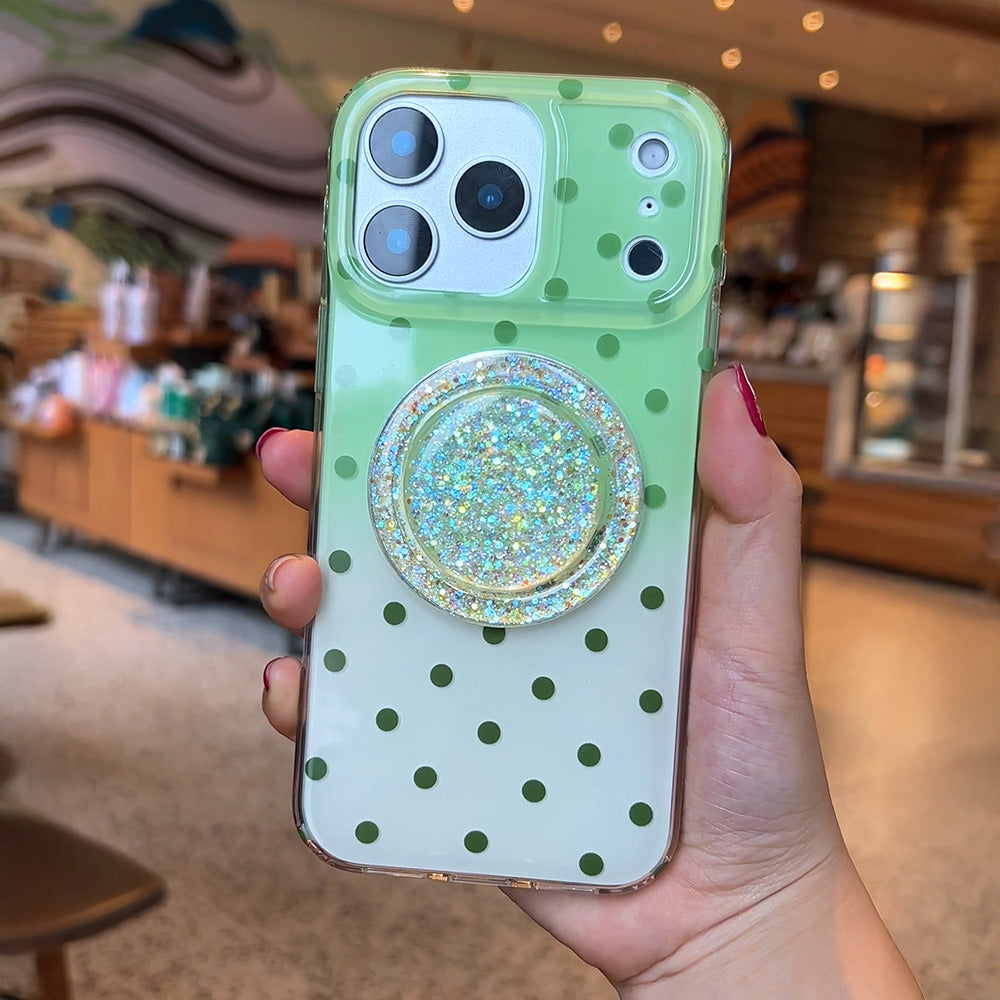 Polka Dot Dress MagSafe Phone Case Grip Set