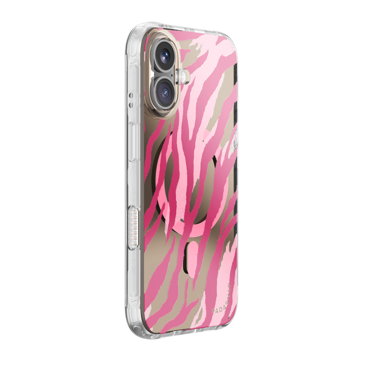 Golden Roar | Pink MagSafe Phone Case Grip Set