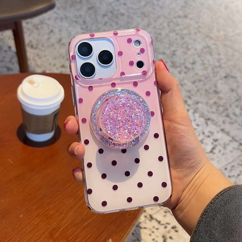 Polka Dot Dress MagSafe Phone Case Grip Set