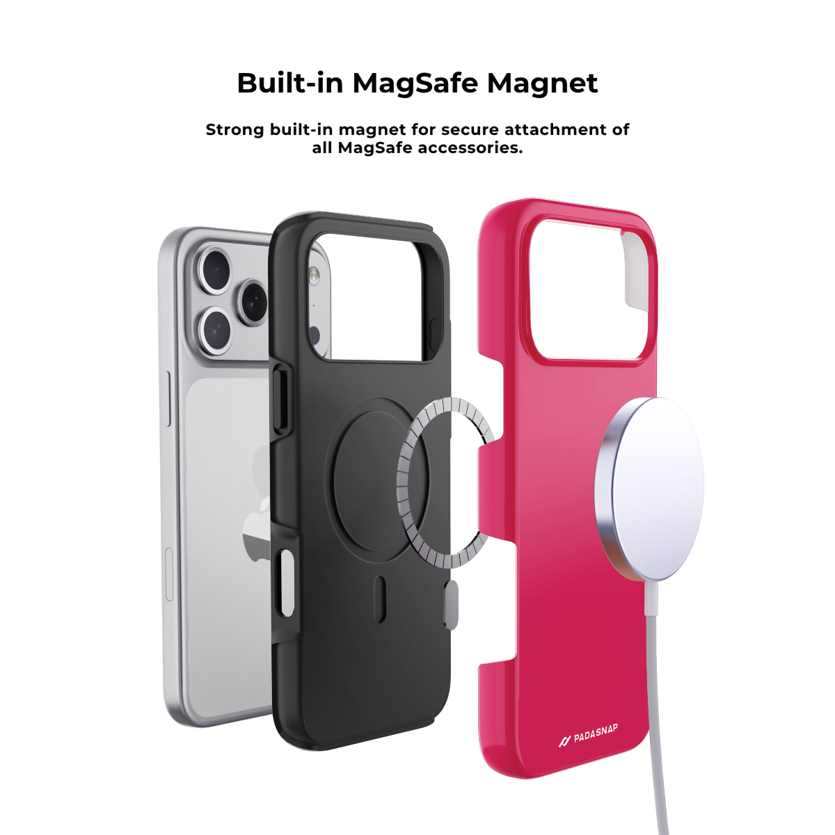 MonoTone | Rose MagSafe Phone Case Grip Set