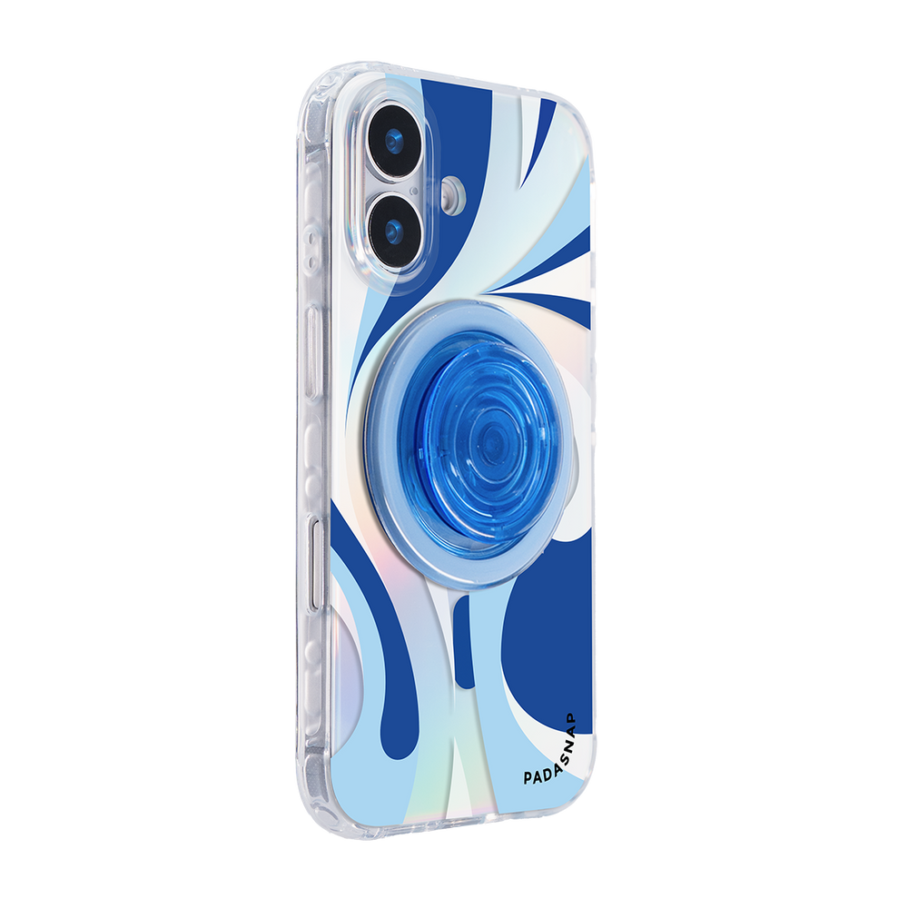 Luminous Strokes | Blue MagSafe Phone Case Grip Set