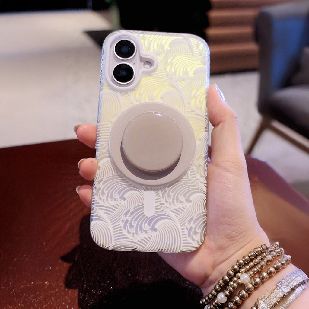 Sea Vibe | Pink MagSafe Phone Case Grip Set