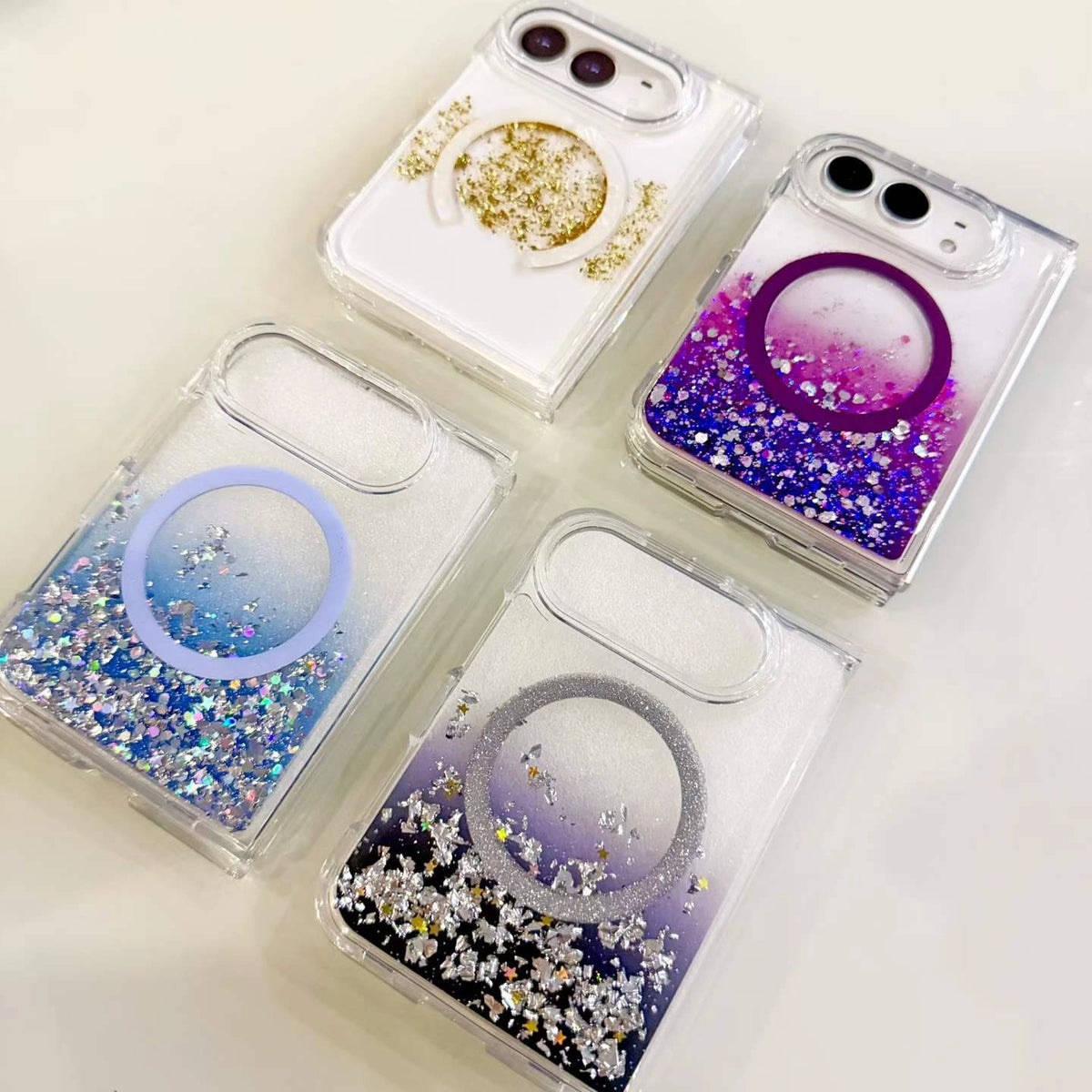 Stardust Drift MagSafe Phone Case-Glacier Blue