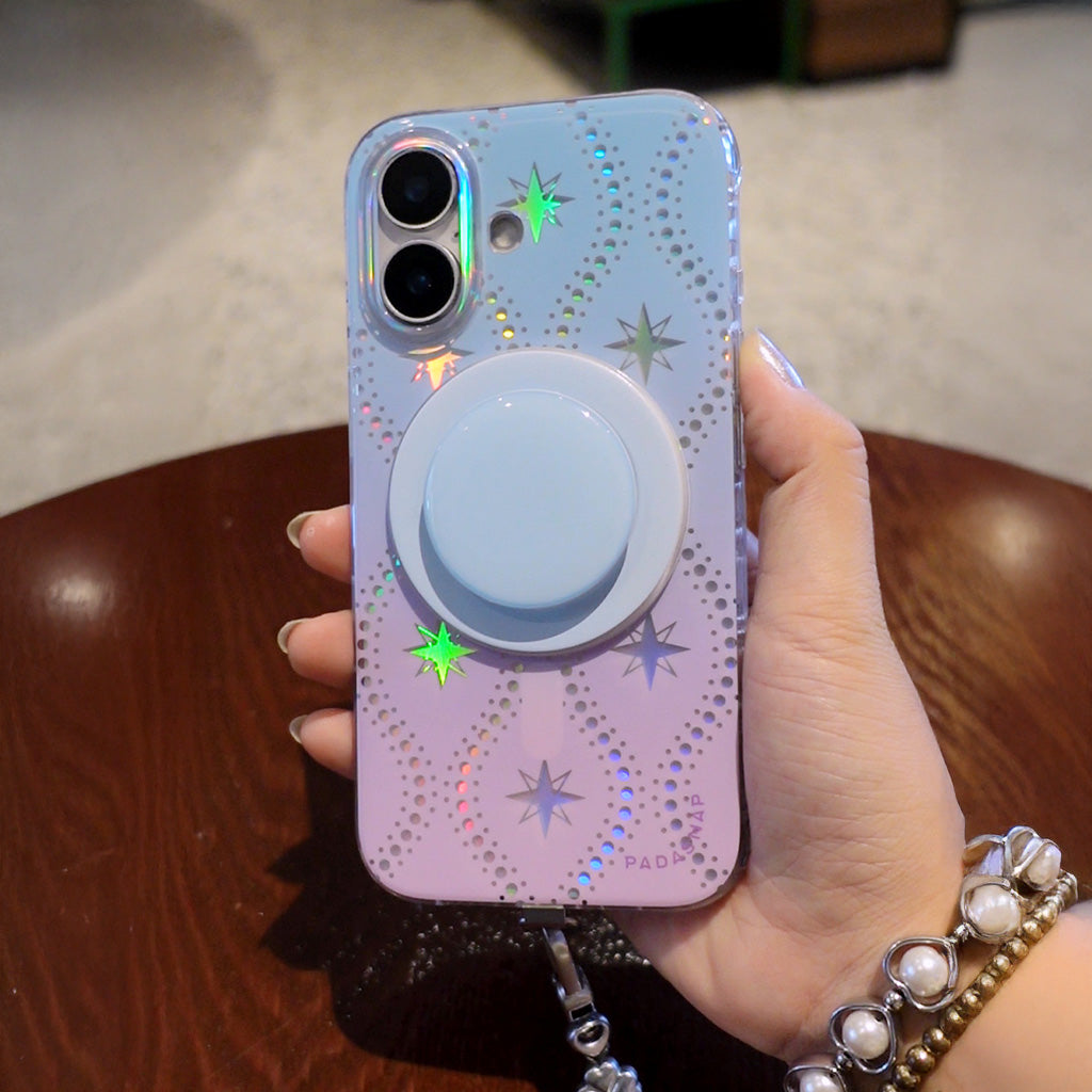 StellarGlow | Pearl MagSafe Phone Case Grip Set