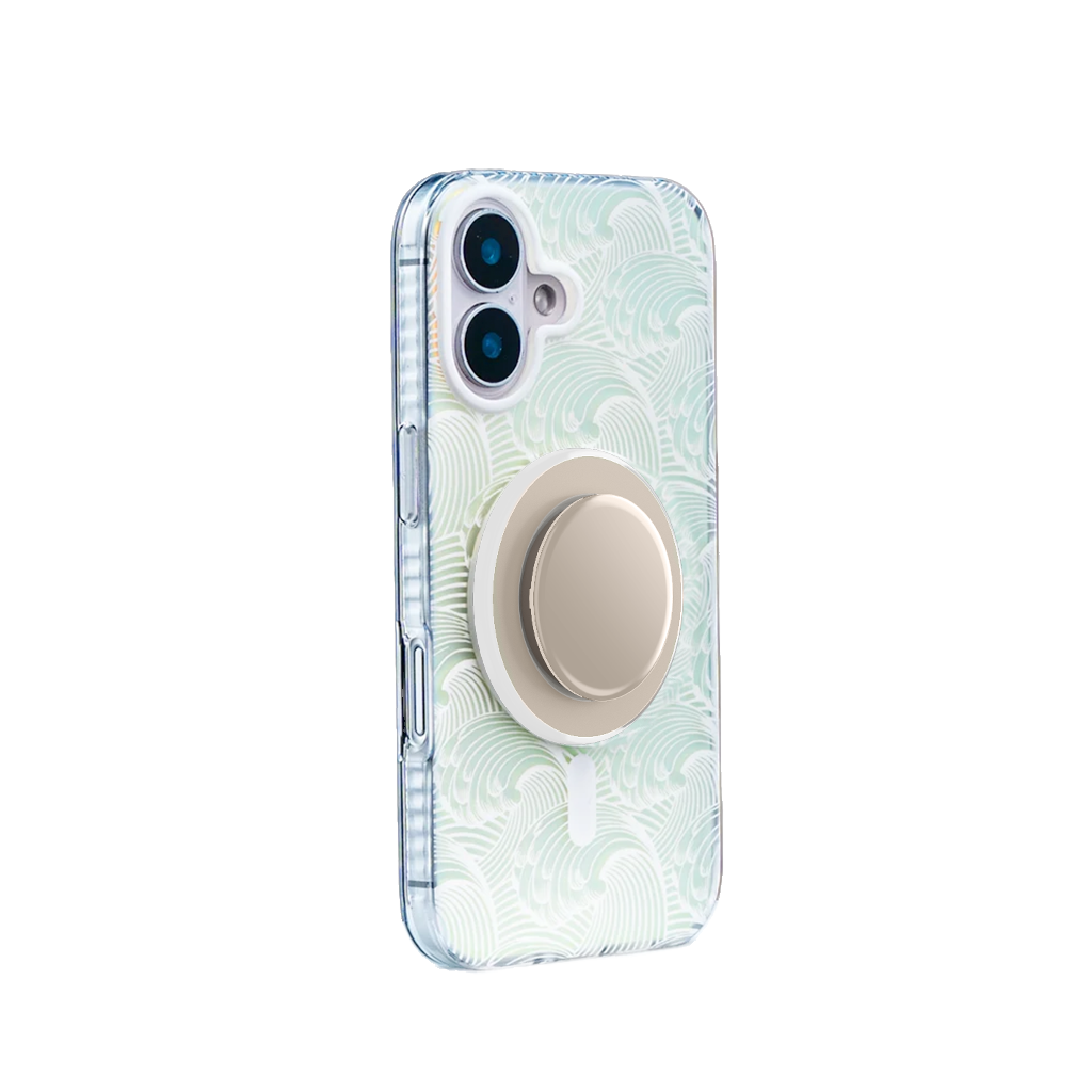 Sea Vibe | Pink MagSafe Phone Case Grip Set