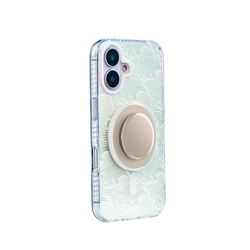 Sea Vibe | White MagSafe Phone Case Grip Set