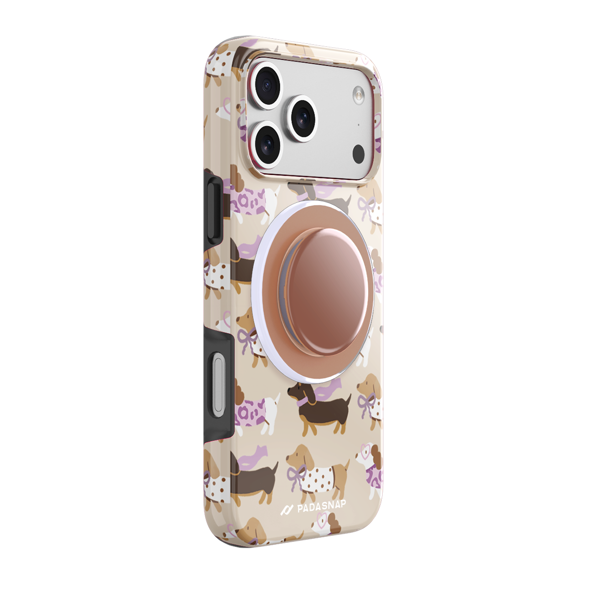 EverTail Love Dachshund MagSafe Phone Case Grip Set