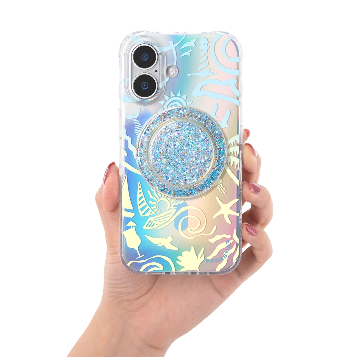 Tropic Holiday | Pink MagSafe Phone Case Grip Set