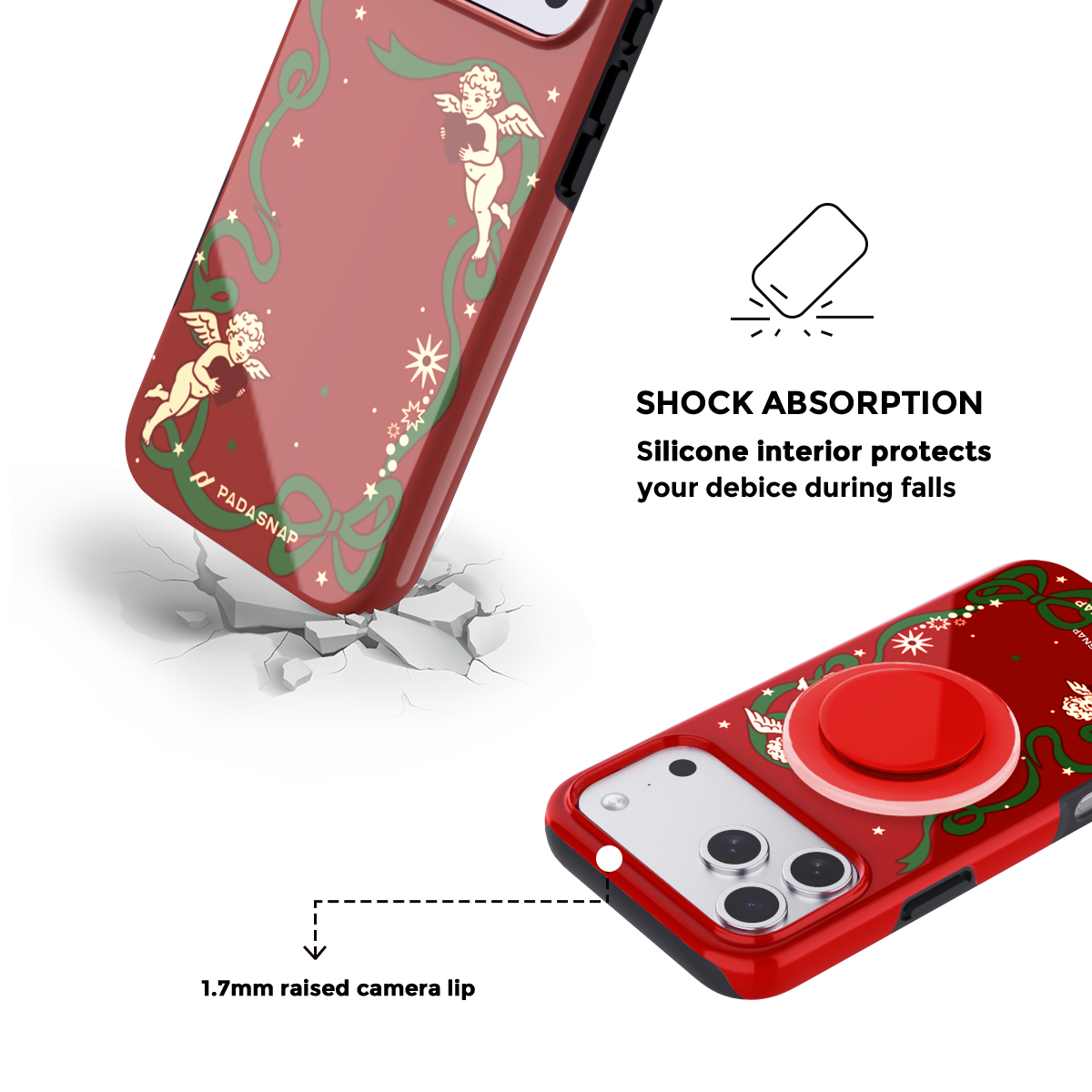 Angel’s Wish Christmas | MagSafe Phone Case Grip Set