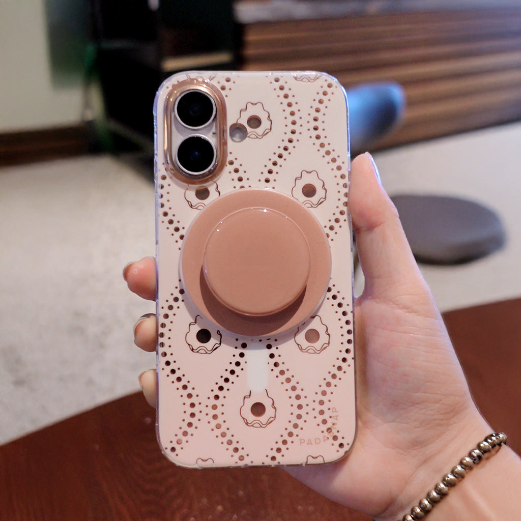 StellarGlow | Pearl MagSafe Phone Case Grip Set