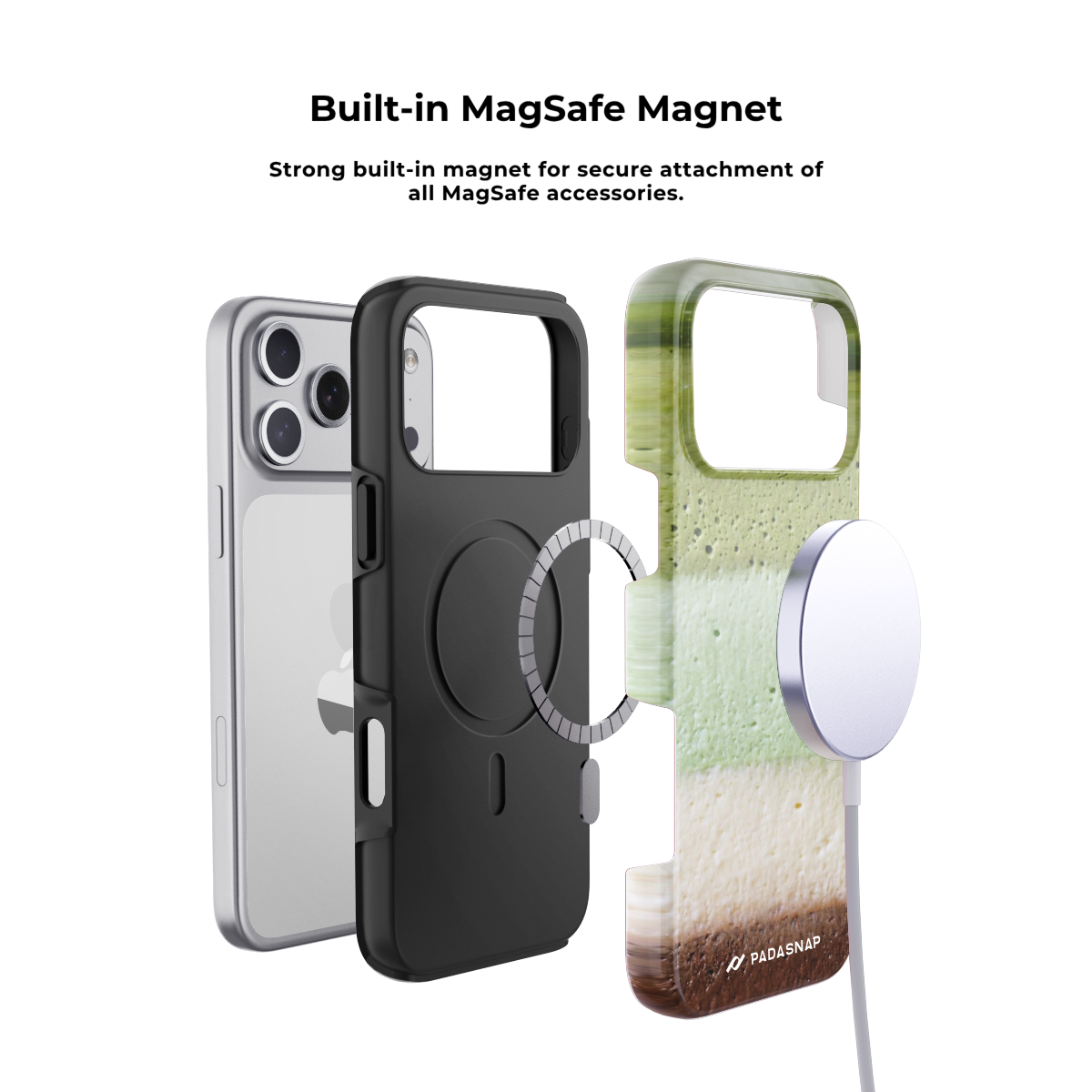 Ice Cream Cake MagSafe Phone Case Grip Set