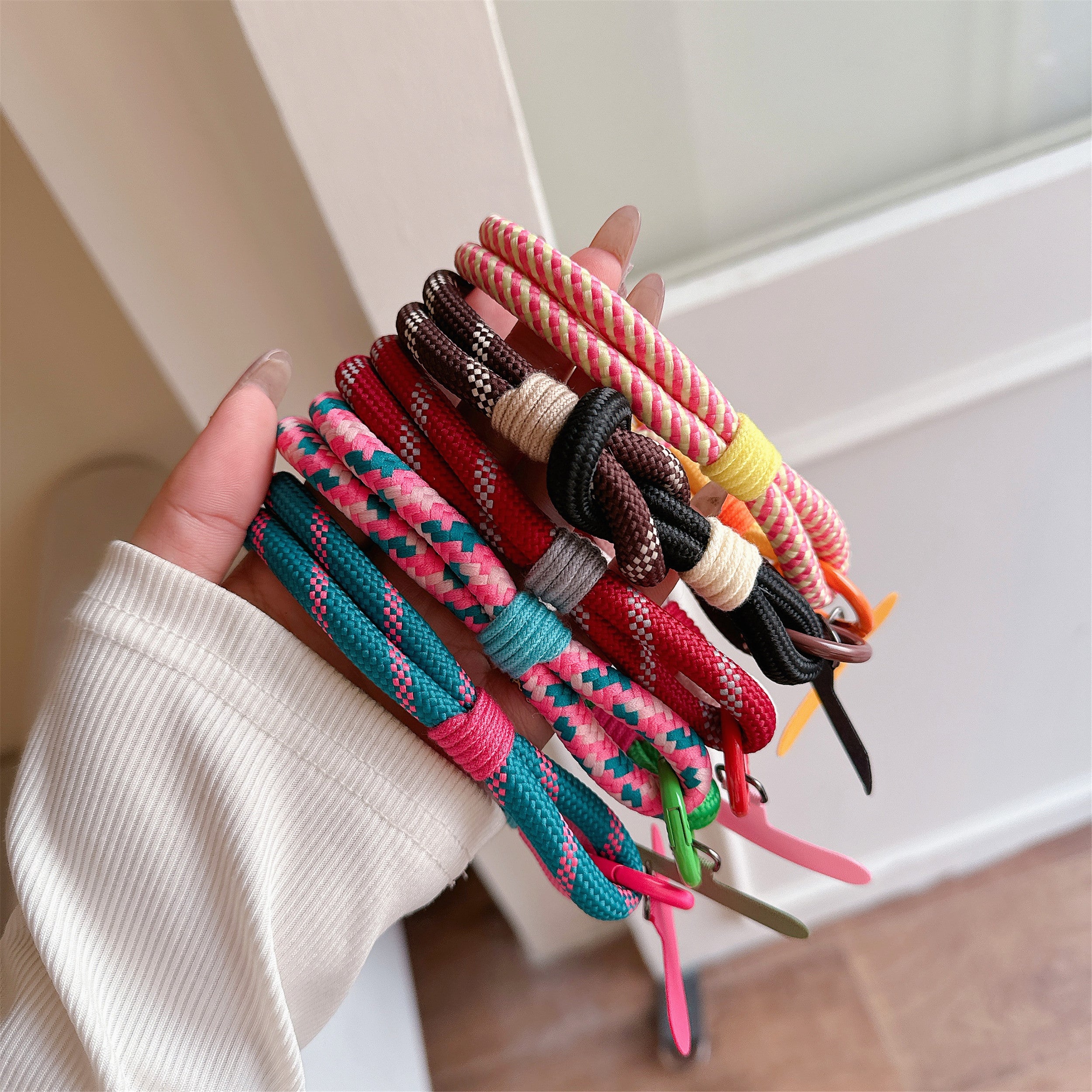 Color Knot | CottonCandyRope Phone Charm