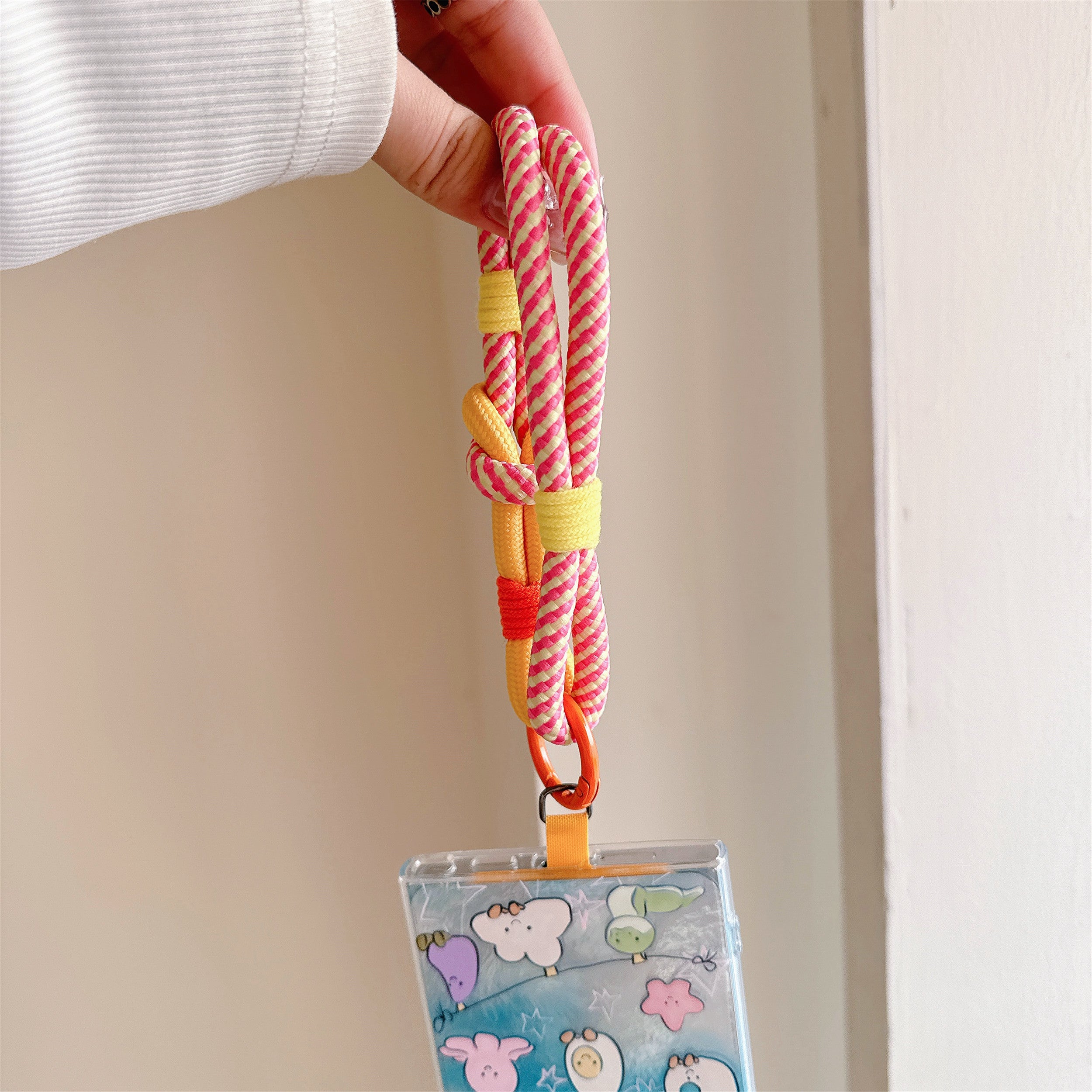 Color Knot | CottonCandyRope Phone Charm