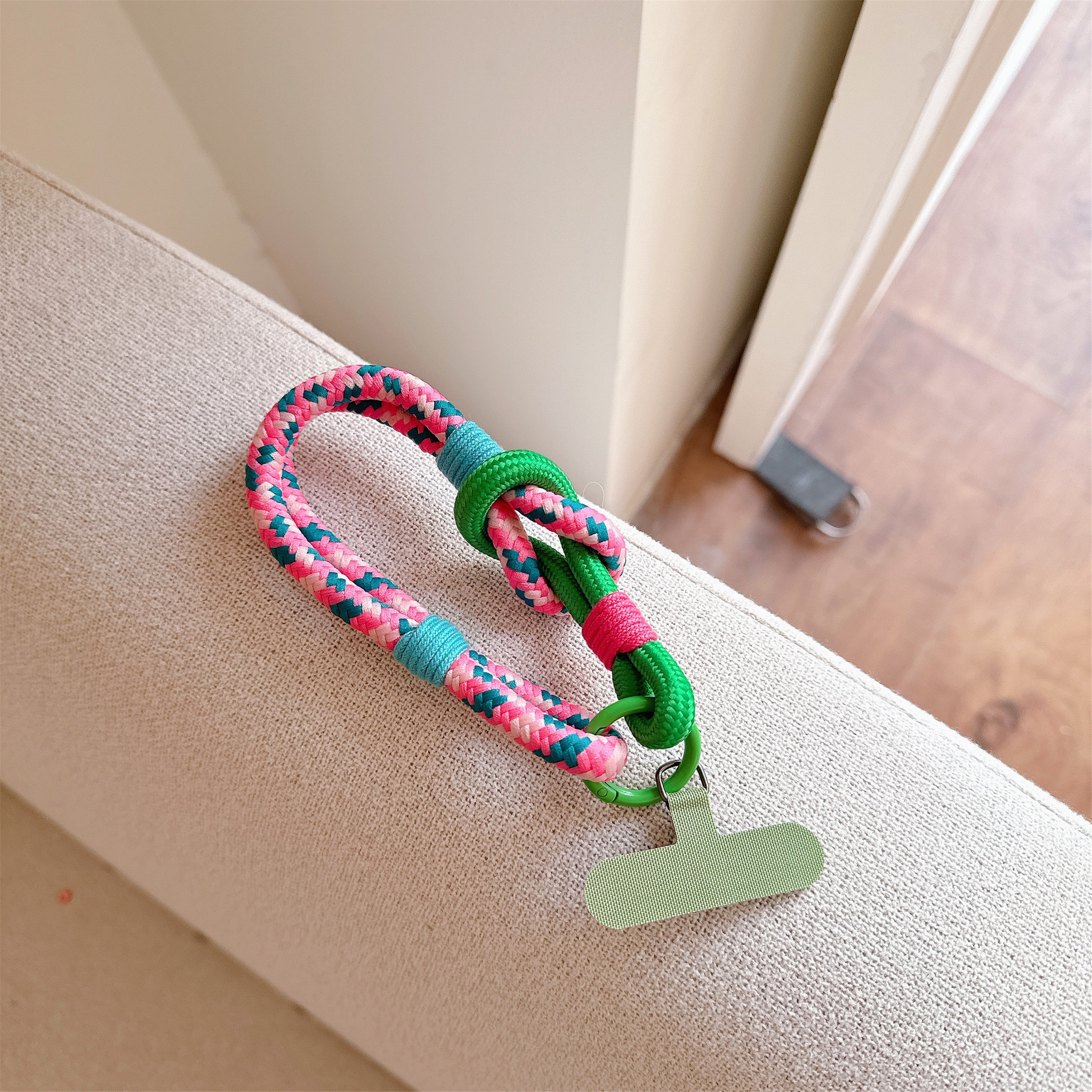 Color Knot | CottonCandyRope Phone Charm