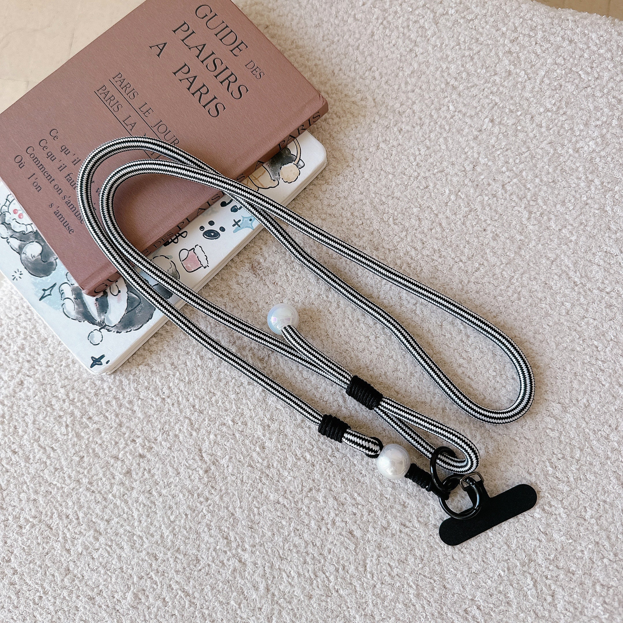 Dopamine Pearl Strap | StripeLoom Phone Charm
