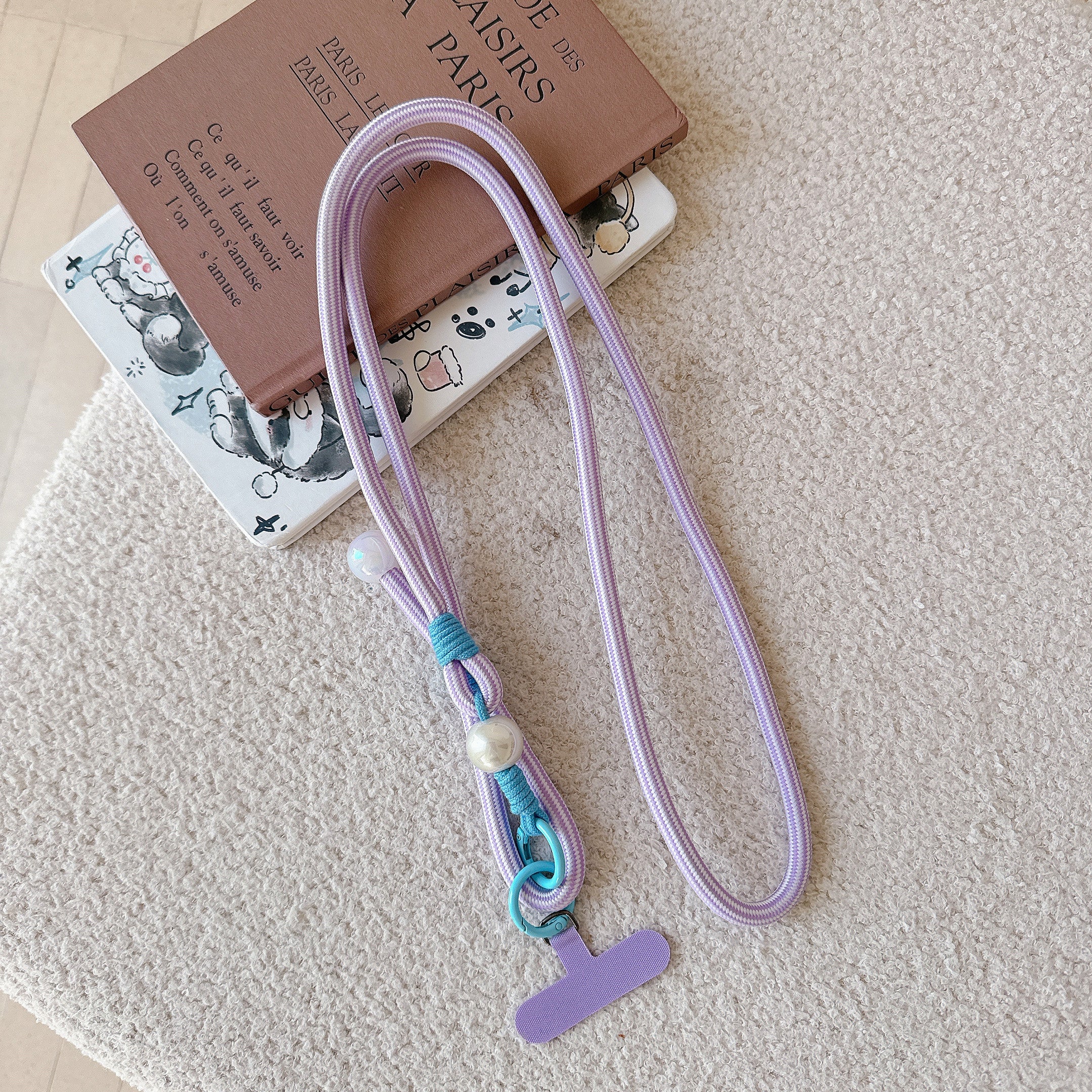 Dopamine Pearl Strap | StripeLoom Phone Charm