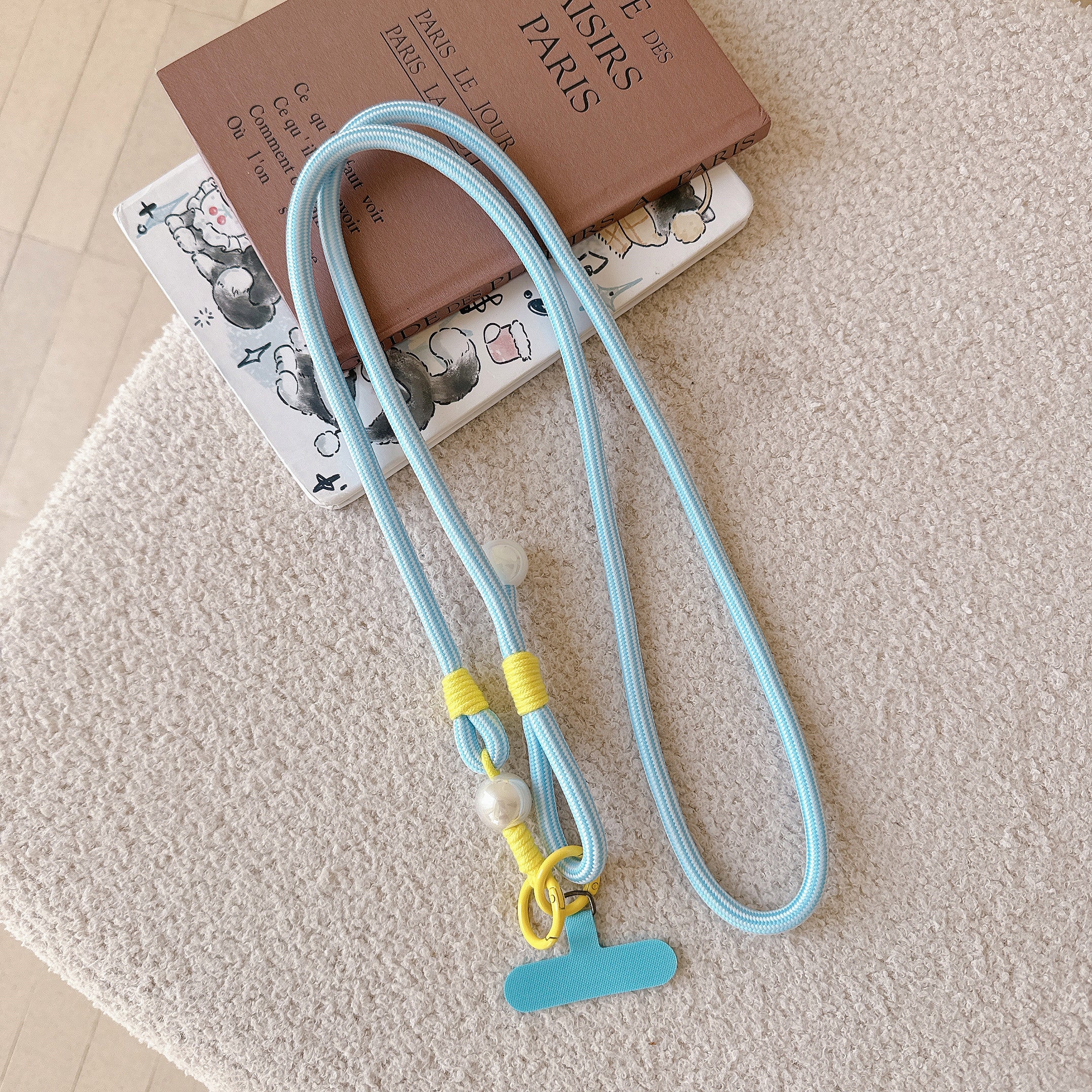 Dopamine Pearl Strap | StripeLoom Phone Charm