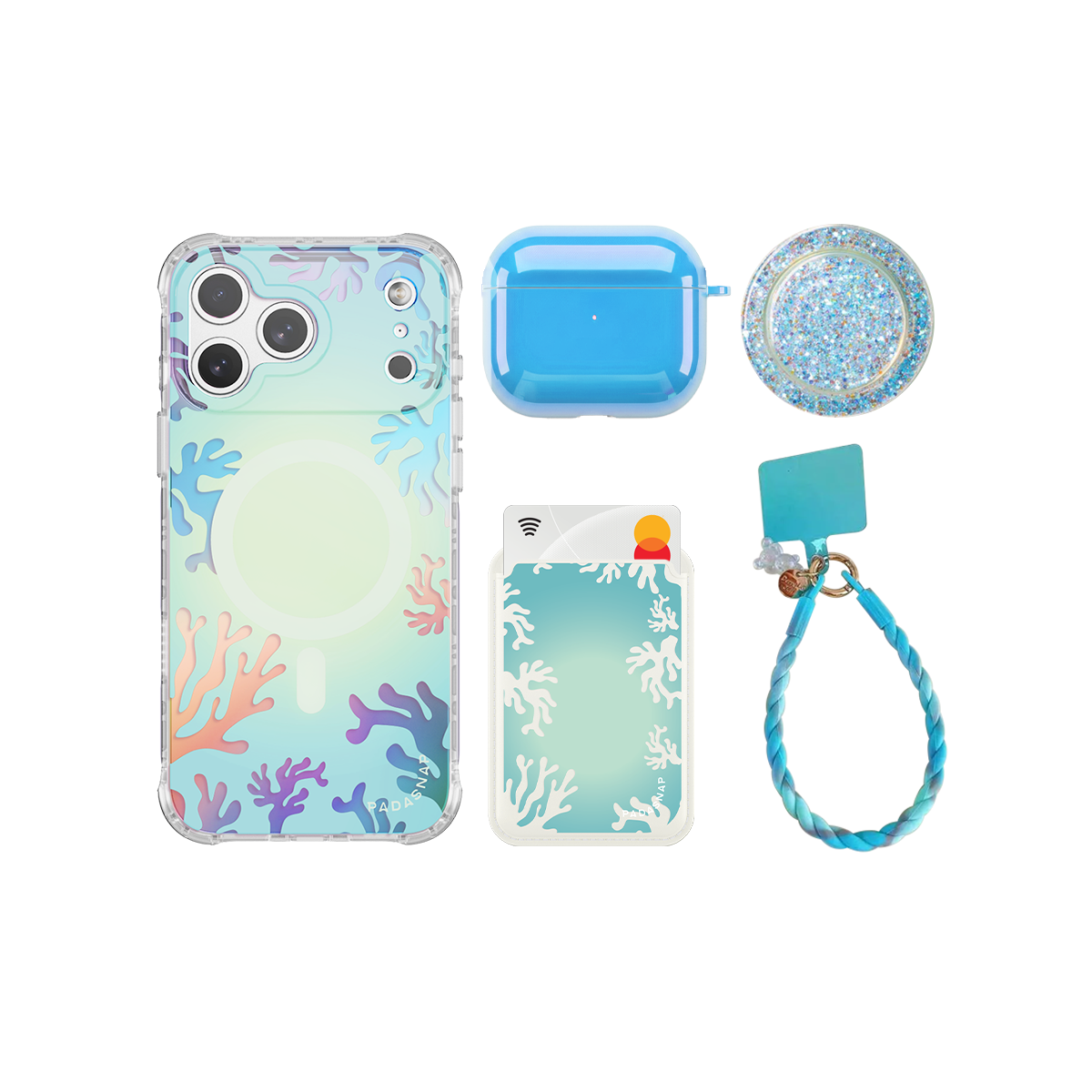 SunnyWrap Blue iPhone Bundle Set